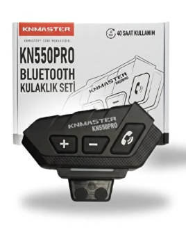 Knmaster KN550 PRO Motosiklet Bluetooth Kulaklık Mikrofon Seti