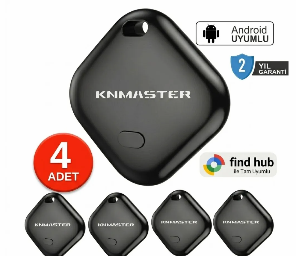 KNMASTER KNTAG 1 – 4’lü Paket Android Akıllı Takip Cihazı