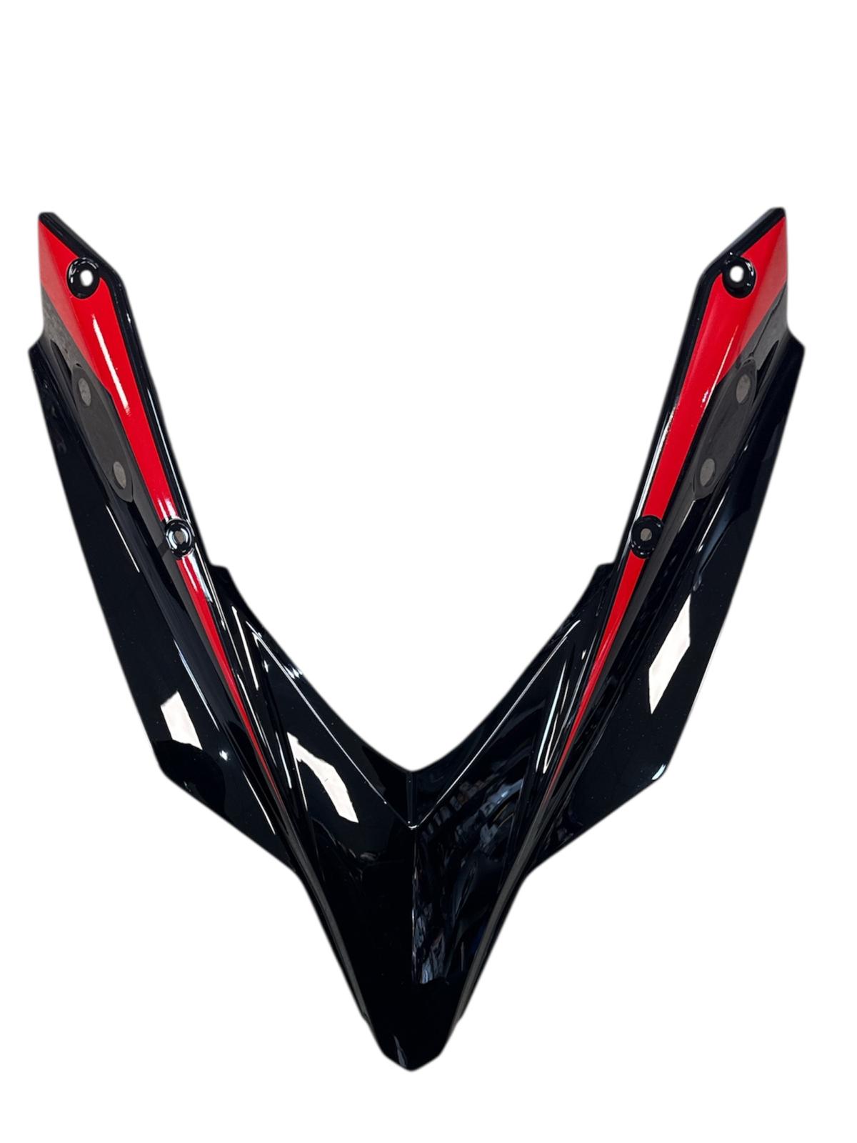 RKS R250 ÖN FAR PANELİ ÜST PLASTİĞİ SİYAH-KIRMIZI
