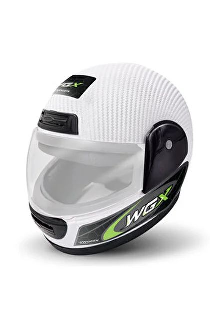 WOGEN KAPALI KASK BEYAZ (L)