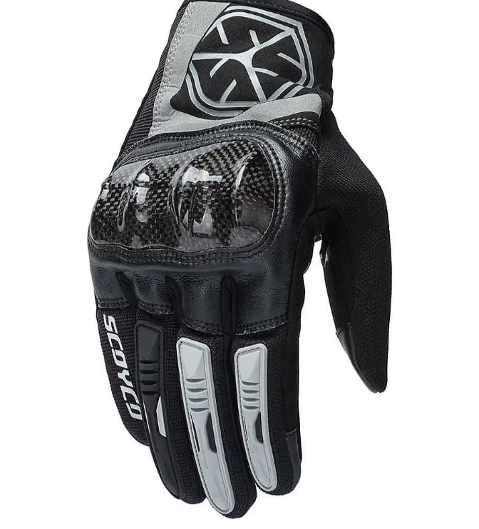 SCOYCO MC122 ELDİVEN SCOYCO MC122 CARBON SİYAH-GRİ (XL)