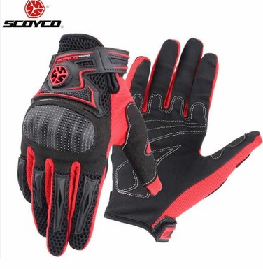 SCOYCO MC-23 ELDİVEN SİYAH-KIRMIZI (L)