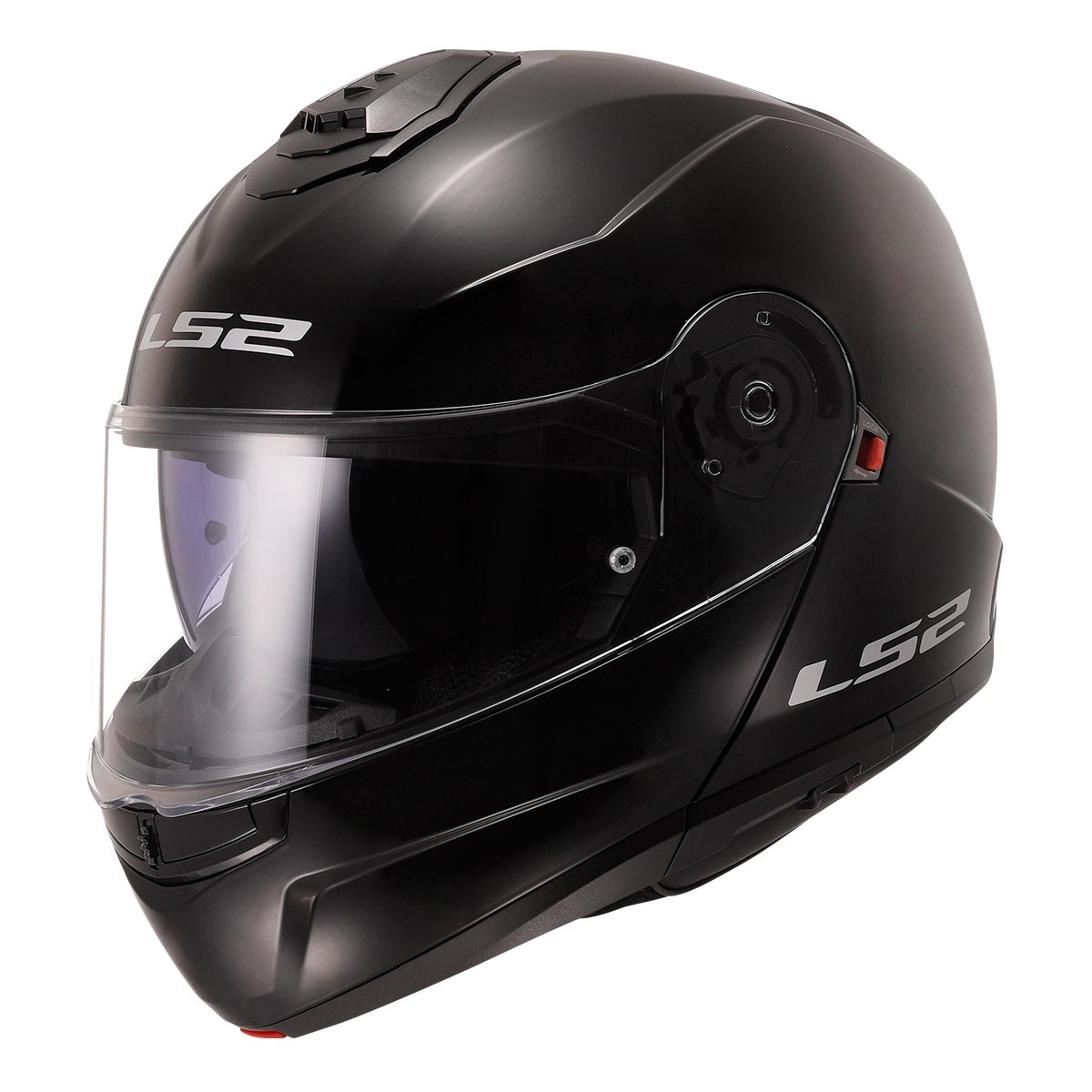 LS2 STROBE 2 SİYAH KASK ÇENE AÇILIR (L)