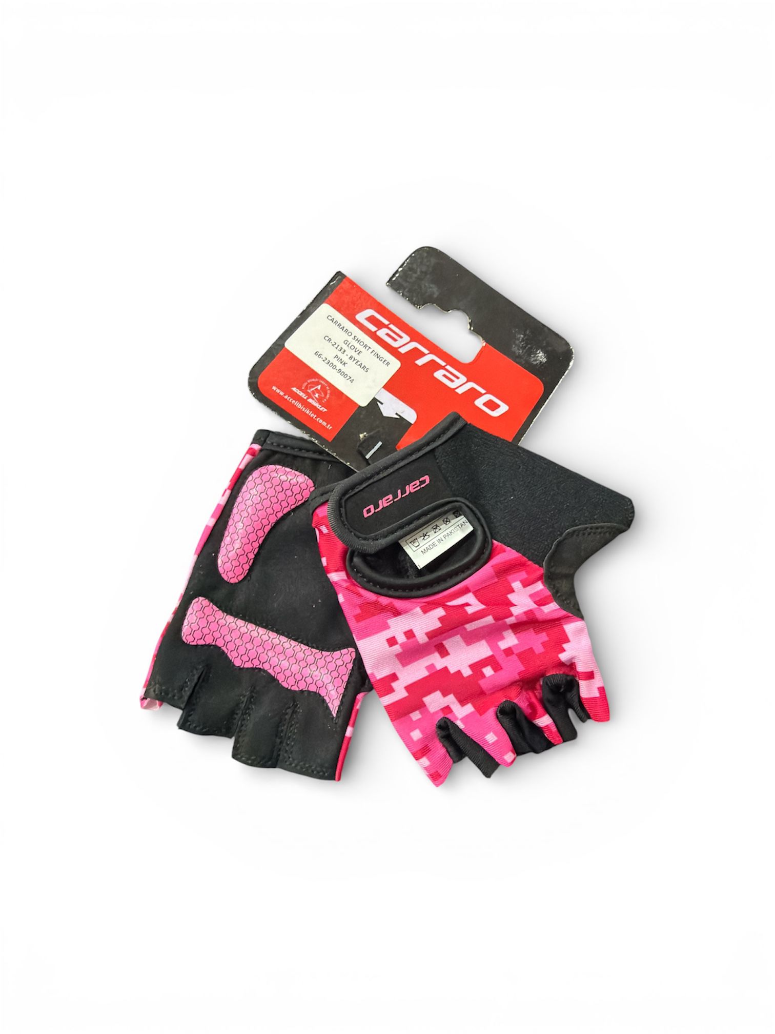 CARRARO KIZ ÇOCUK YARIM ELDİVEN PEMBE (3-8YAŞ)