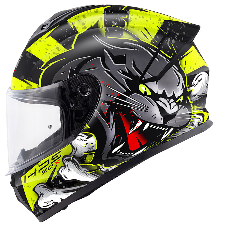 GIVI 50.X WILD MAT SİYAH-NEON SARI KASK (XL)