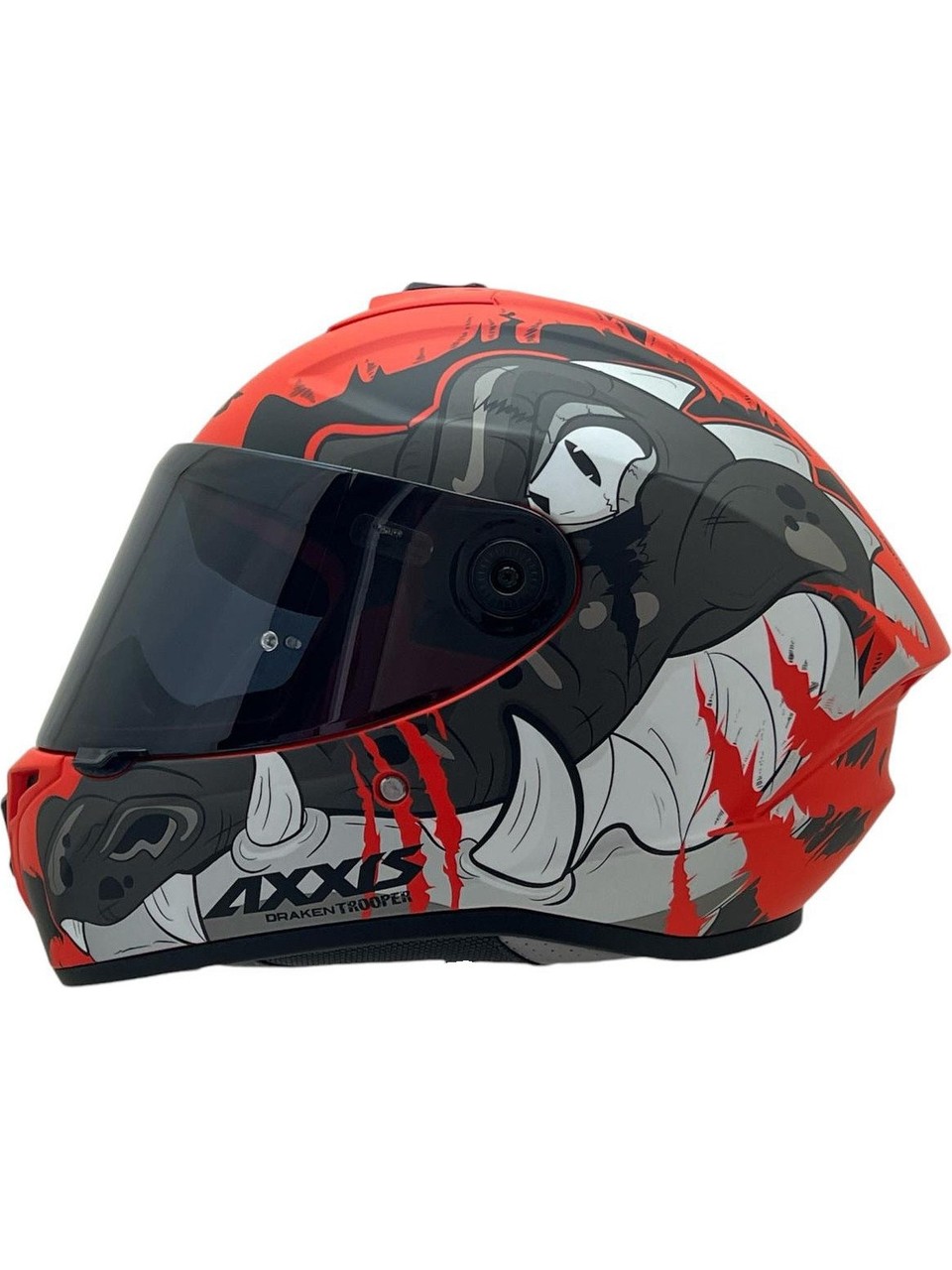 AXXIS DRAKEN S TROOPER C5 MATT RED (M)
