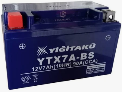 YİĞİT AKÜ 12V-7AH SCOOTER YATIK