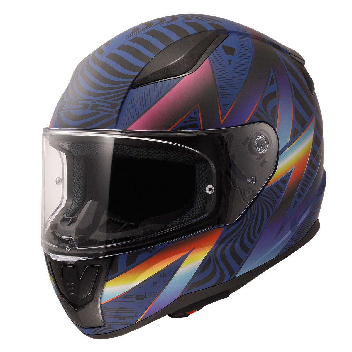 LS2 RAPID 2 OPTIK MAT MAVİ-MOR KASK(L)